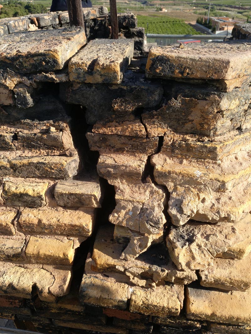 URBAMED INICIA LOS TRABAJOS DE DE RESTAURACIÓN DE LA CHIMENEA DE