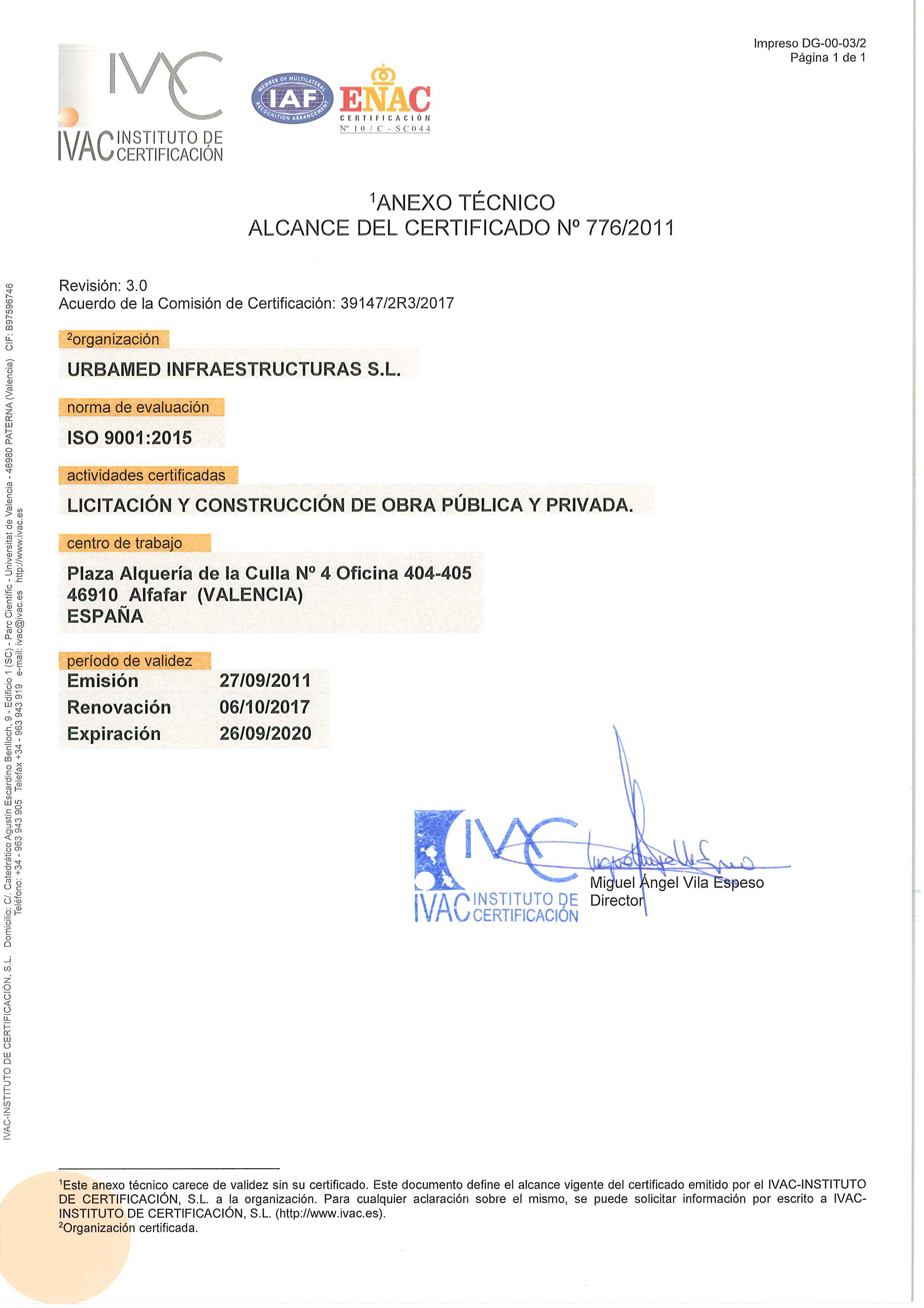 ISO 9001 2015 URBAMED-2