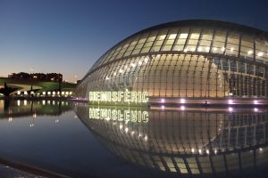 Letras corpóreas Ciutat de les Arts i les Ciències