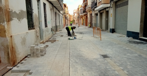 Obras en Calle Pelayo Paiporta